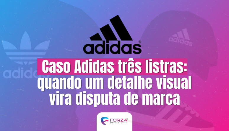 caso adidas três listras